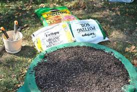 Potting Soil With Red Worms