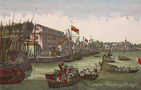 new york harbor and commerce at the
