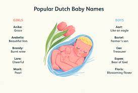 50 dutch baby names meanings origins