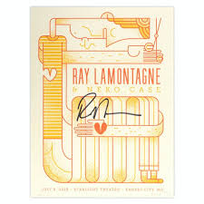 Ray Lamontagne Part Of The Light Tour 2018 7 8 Kansas City Mo Poster