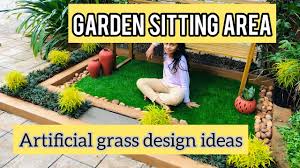 garden sitting area artificial gr