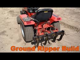 garden tractor ground ripper cultivator
