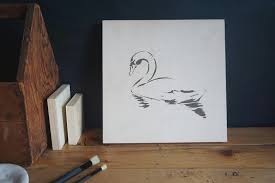 swan stencil 8 5 x11 stencil 1