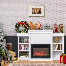 Electric Fireplace Mantel Tv Stand