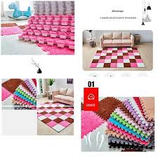 soft plush carpet tiles 13 colors