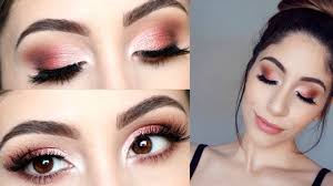 soft cranberry eyes makeup tutorial