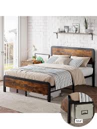 Sy Platform Bed Frame With Wood