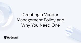 This vendor risk due diligence plan template provides a sample of steps to take in a due diligence process. Creating A Vendor Management Policy And Why You Need One Upguard