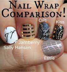 nail wraps compared sally hansen