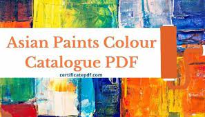 asian paints catalogue pdf free