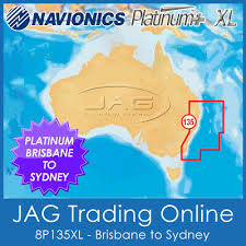Navionics Platinum Plus Chart 8p135xl Brisbane To Sydney