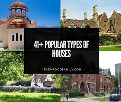 diffe types of houses with names