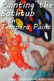 Painting The Bathtub Simple Fun For Kids