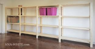 Diy Garage Shelves Freestanding Ana