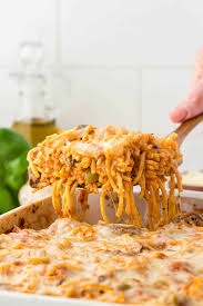 vegetarian baked spaghetti recipe