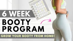 6 week booty workout program workout