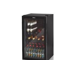 Image of SWAN 80L Glass Fronted Undercounter Fridge