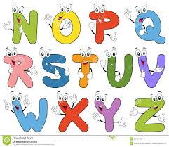 The first step to learning the alphabet is to know the first letter. Cartoon Alphabet Characters N Z Download From Over 60 Million High Quality Stock Photos Images V Cute Fonts Alphabet Alphabet Illustration Doodle Lettering
