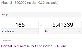 Convert 62 inches to feet. How Tall Is 165cm In Feet And Inches Quora