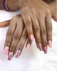 gelish mani nail extensions clic