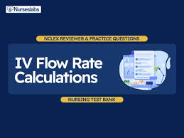 How To Calculate Flow Rate Iv The