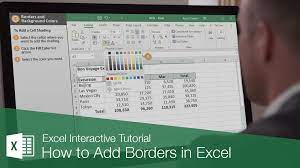 How to Add Borders in Excel | CustomGuide