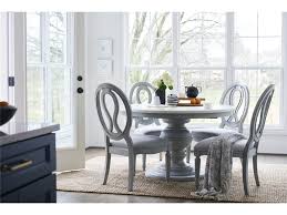 french gray round dining table