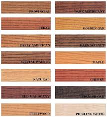 Minwax Wood Stain Color Chart Stain Colors Time For A Wood
