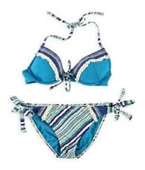 Details About Lucky Brand Womens Tassel Side Tie 2 Piece Bikini Blm M