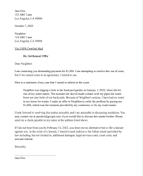 sle settlement demand letter free