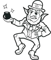 Leprechaun Coloring Sheets Try This Free Printable St Day Coloring