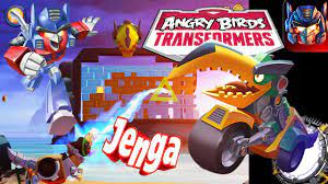 Angry Birds Transformers JENGA GRIMLOCK Unlocked! - YouTube