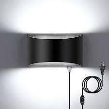 Lightess Dimmable Wall Sconce Plug In
