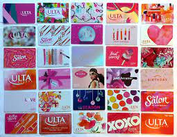 ulta gift card collectible lot of 30