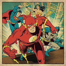 Canvas Print Dc Comics Heroes