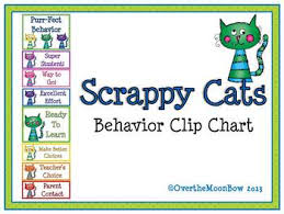 Scrappy Cats Behavior Clip Chart