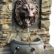 Lion Head Indoor Outdoor Water Fountain