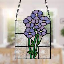 Not Flowers Stained Glass Window Panel