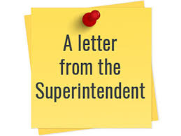 Letter From Superintendent Meysembourg | Wheat Elementary School