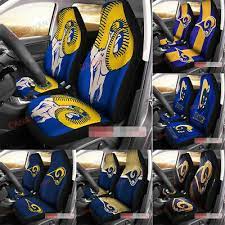 Angeles Rams Set Of Two Car Seat Covers