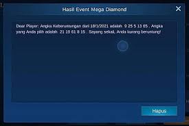 Setiap pemain mendapatkan 7 kartu uno. 7 Rules Penting Event Mega Diamond Mlbb Mobile Legend Kode Yang Keluar Hari Ini Indoesports Line Today