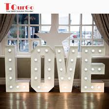 Wedding Lighted Letters