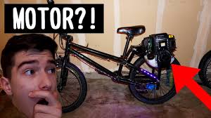 motorized bmx bike build you