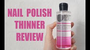 beauty secrets nail polish thinner