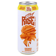 mtn dew rise energy drink orange breeze