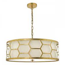Modern chandelier light gold sputnik light mid century | etsy. Ivory And Gold Geometric Ceiling Pendant Light Lighting Company