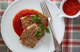 italian meatloaf with ed tomato