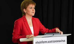 Nicola sturgeon's #scotref announcement, was reviewed on 14 february. Nicola Sturgeon To Ease Coronavirus Lockdown Rules In Scotland Coronavirus The Guardian