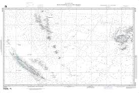 Nga Nautical Chart 82030 New Caledonia To Fiji And Vanuatu New Hebrides Omega