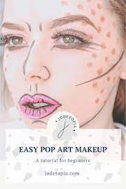 easy pop art makeup tutorial for beginners